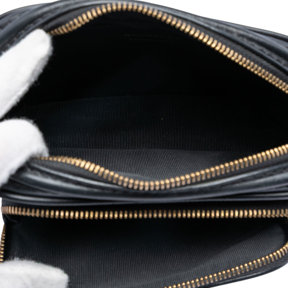 Pre-Loved Burberry 1983 Knight Check Canvas and Calfskin Link Camera Bag - Picture 4 of 7